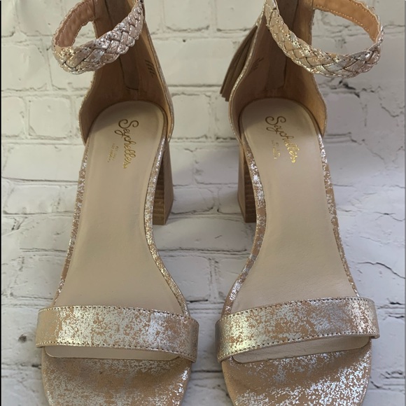 NEW Seychelles Ankle Strap Heel Sandals |  SZ 7 - Picture 5 of 12